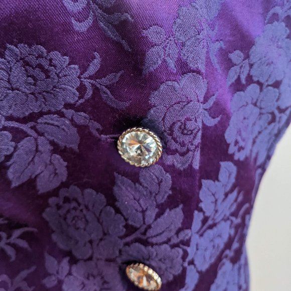 Vintage All That Jazz Button Down Floral Dress - Picture 6 of 7